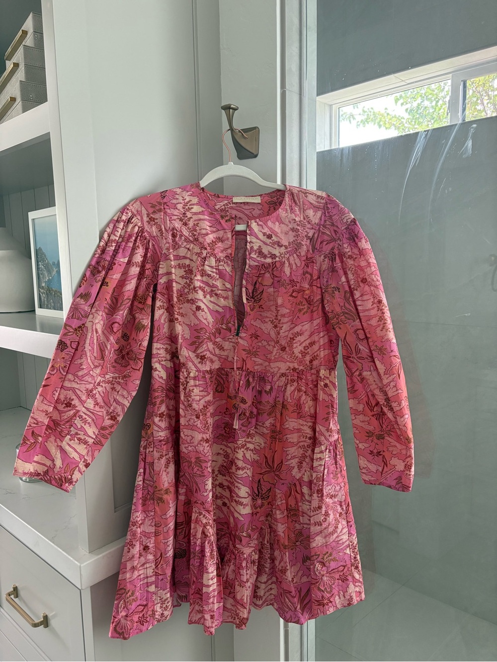 Ulla Johnson Printed Cotton-Blend Tiered Mini Dress